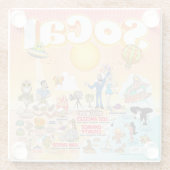 ソカル ガラスコースター (裏面)