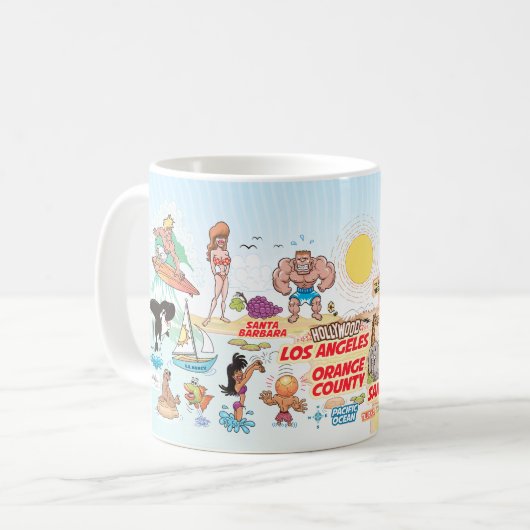 ソカル コーヒーマグカップ (正面左)