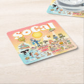 ソカル スクエアペーパーコースター (アングル)