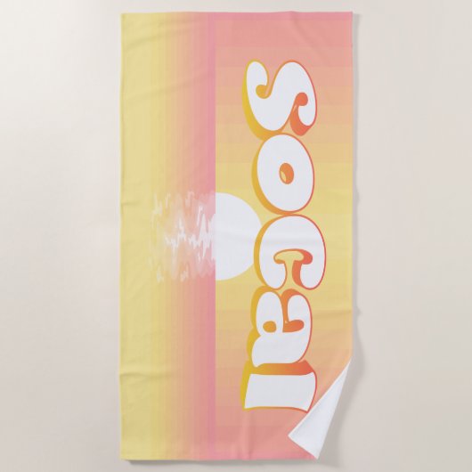 ソカル ビーチタオル (正面)