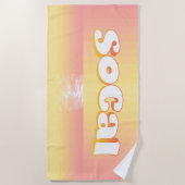 ソカル ビーチタオル (正面)