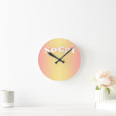 ソカル ラウンド壁時計 (ホーム)