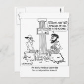 ソクラテスが医療過誤訴訟を起こす ポストカード (正面/裏面)