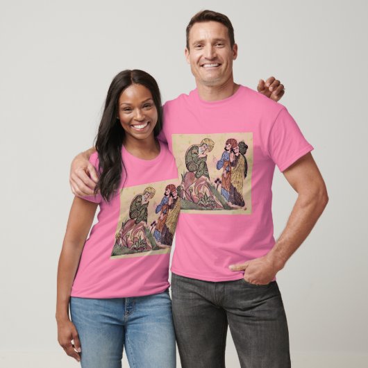 ソクラテスとMeister Des Al-Mubashによる2人の学生 Tシャツ (ユニセックス)