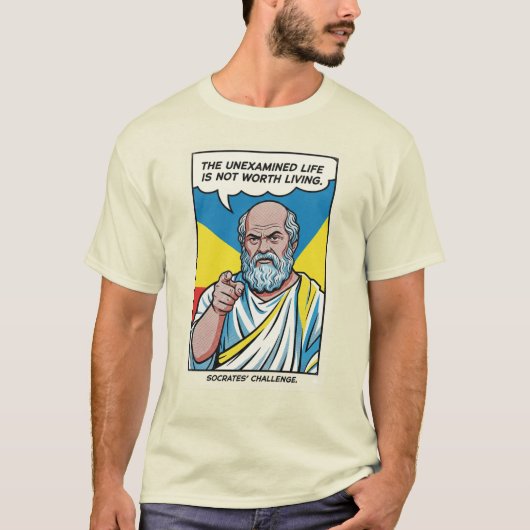 ソクラテスの挑戦 Tシャツ (正面)