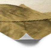 ソクラテスの有名な引用文 – 偽語 ポスター (角)