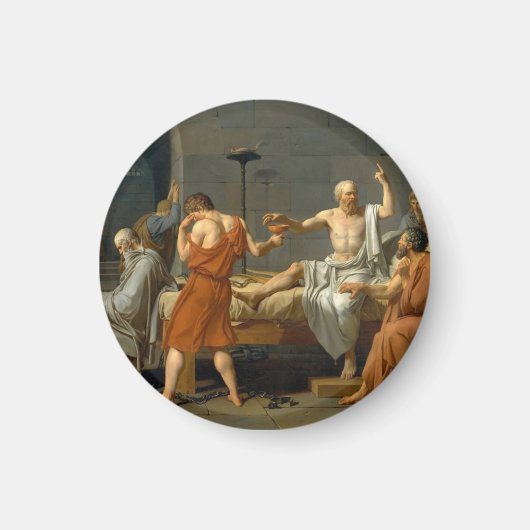 ソクラテスの死 マグネット (正面)