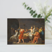 ソクラテスの死， La Mort de Socrate, 1787 サンキューカード (スタンド正面)