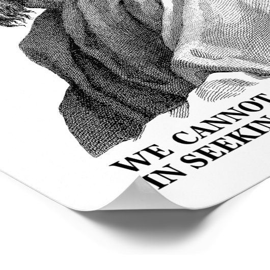 ソクラテス引用文が上達を目指す ポスター (角)