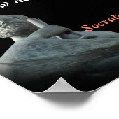 ソクラテス引用文オンウィズダム ポスター (角)