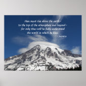 ソクラテス引用文山レイニアフォト ポスター (正面)