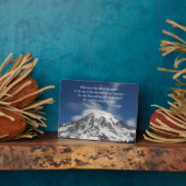 ソクラテス引用文山レイニエ フォトプラーク (側面)