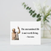 ソクラテス引用文2b ポストカード (スタンド正面)