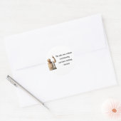 ソクラテス引用文3b ラウンドシール (封筒)