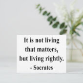 ソクラテス引用文6b ポストカード (スタンド正面)