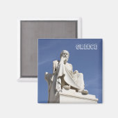 ソクラテス・ギリシャ磁石 マグネット (正面/裏面)