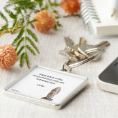 ソクラテス&有名な「マインド」引用文 キーホルダー (側面)