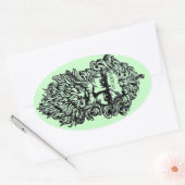 ソクラテースシール 楕円形シール (封筒)