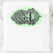 ソクラテースシール 楕円形シール (バッグ)