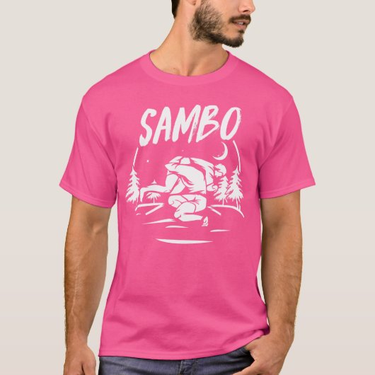ソクールシアソ武術芸術のサンボと戦う Tシャツ (正面)