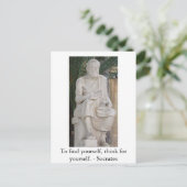 ソク感動的ラテス引用文 ポストカード (スタンド正面)