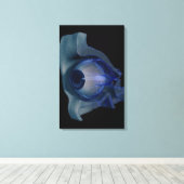 ソケットの眼筋の3dワイヤフレーム キャンバスプリント (インサイチュ (ウッドフロア))