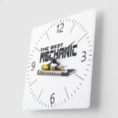 ソケットレンチ スクエア壁時計 (傾斜)