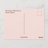 ソコトラ・イエメンのドラゴンブラッドツリー ポストカード (裏面)