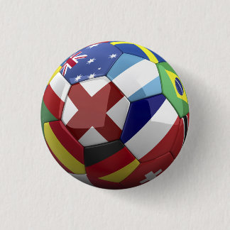 ソコーサーボール世界国旗 缶バッジ