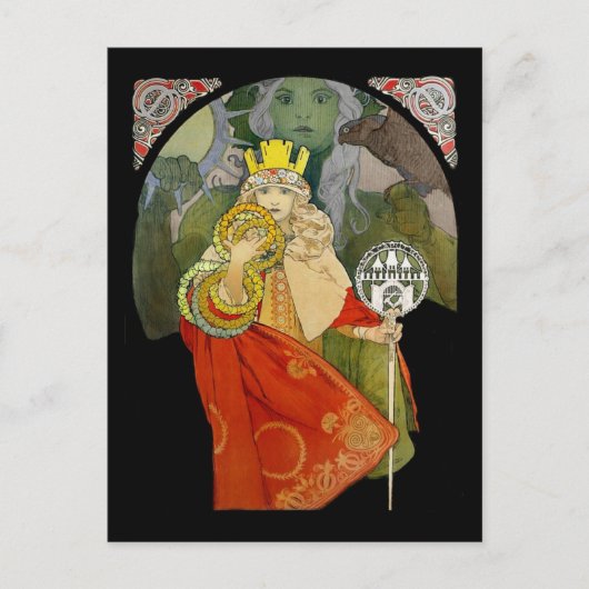 ソコール《鳥》ハヤブサフェスティバル1912 ポストカード (正面)