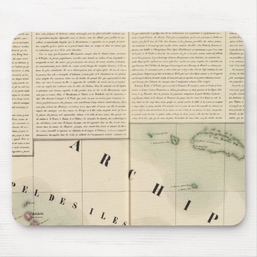 ソサエティ諸島オセアニアNo 42 マウスパッド (正面)