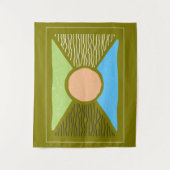 ソサエティ6モダンウォールアートアイディア タペストリー (正面)