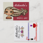 ソサエティDivaアポイントメント名刺 予約カード (正面/裏面)