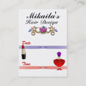 ソサエティDivaアポイントメント名刺 予約カード (裏面)