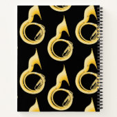 ソサフォンマーチングバンドミュージック先生ミュージシャン ノートブック (裏面)