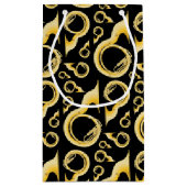 ソサフォンマーチングバンド音楽先生ミュージシャン スモールペーパーバッグ (裏面)