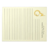 ソサフォンマーチングバンド音楽先生ミュージシャン ノートパッド (正面)