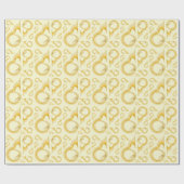 ソサフォンマーチングバンド音楽先生ミュージシャン ラッピングペーパー (フラット)