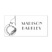 ソサフォンマーチングバンド音楽先生ミュージシャン ラバースタンプ (インプリント)