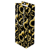 ソサフォンマーチングバンド音楽先生ミュージシャン ワインギフトバッグ (正面アングル)