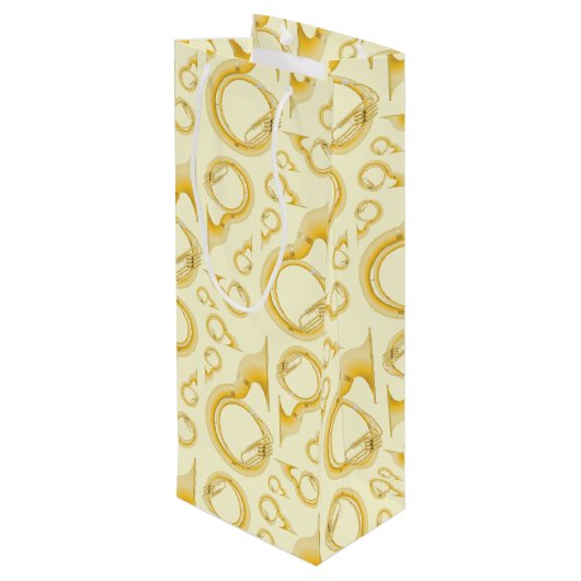 ソサフォンマーチングバンド音楽先生ミュージシャン ワインギフトバッグ (裏面アングル)