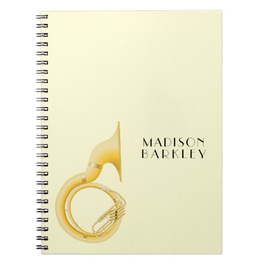 ソサフォンミュージック先生 ノートブック (正面)