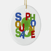 ソサフォン写真 セラミックオーナメント (右)