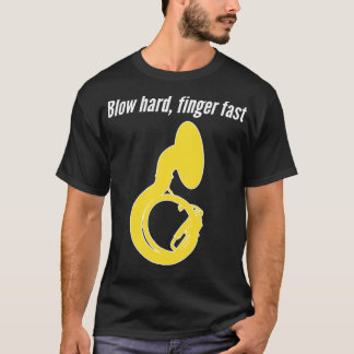 ソサホン吹懸命フィンガーファーストおもしろいサホン Tシャツ