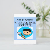 ソシオパス ポストカード (スタンド正面)