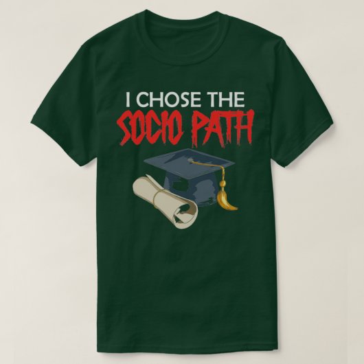 ソシオログのSocio Path Dissertation Doctorを選んだ Tシャツ (デザイン正面)