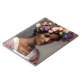 ソジャーナー真実ポートレートとフローラクラウン ノートブック (左側)