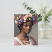 ソジャーナー真実ポートレートとフローラクラウン ポストカード (スタンド正面)