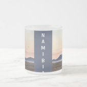 ソススブレイ上空の熱気球 フロストグラスマグカップ (中央)