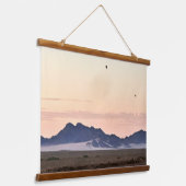 ソススブレイ上空の熱気球 吊り下げ型タペストリー (傾斜あり)